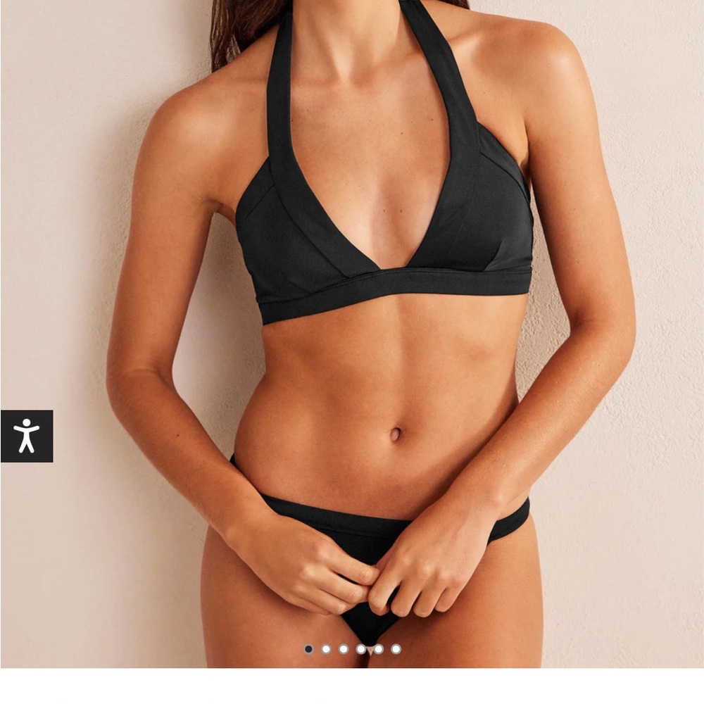 Boden Top/bottom set Navy blue Ithaca Halter Bikini Set 6/8 NWT